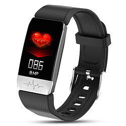 Chrono Montre Connectée Femmes Homme Smartwatch Fitness Tracker d'Activité avec Cardiofréquencemètres Moniteur de Sommeil,Réveil,Notifications,Bluetooth Podomètre Étanche IP67 pour iOS Android-Noir