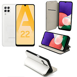 Xeptio Samsung Galaxy A22 4G Etui Housse protection blanc