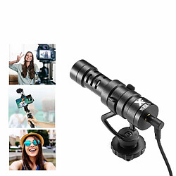 Acheter Justgreenbox Microphone sur la caméra Condensateur cardioïde-directionnel universel Interview Vlogging - T3654657596903