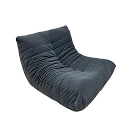 SoftEva Canapé simple - Gris - sans assemblage, soutien ergonomique du corps entier, mousse élastique haute densité, intérieur Premium Soft touch