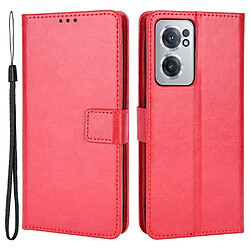 Htdmobiles Housse pour OnePlus Nord CE 2 5G - etui coque pochette portefeuille + film ecran - ROUGE