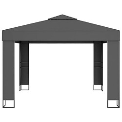 Avis Maison Chic Tonnelle | Pergola avec toit double 3x3 m Anthracite -GKD39821