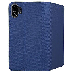 Avis Htdmobiles Housse pour Nothing Phone 1 - etui coque pochette portefeuille + film ecran - BLEU MAGNET