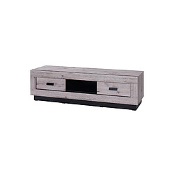 Acheter Bestmobilier Otis - meuble TV - bois gris - 170 cm - style contemporain