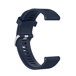 Bracelet de remplacement compatible pour Garmin Forerunner 245/245M Breathing Surface Bleu nuit