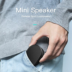 Universal Haut-parleur Bluetooth portable Mini Boîte sonore Stéréo Mains Colonne sans sewoofer Subwoofer Lecteur de musique Extérieur Mini haut-parleurs haut-parleurs haut-parleurs | haut-parleurs portables (noir)