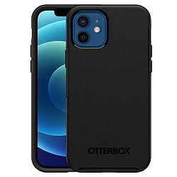 Coque OtterBox iPhone 12 / 12 Pro Antichoc MagSafe Symmetry Series+ noir mat