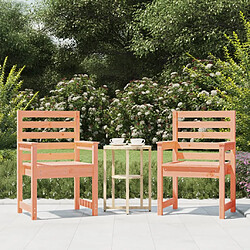 vidaXL Chaises de jardin lot de 2 60x48x91 cm bois massif de douglas