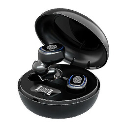 Universal A10 TWS Mini Bluetooth 5.0 Casque stéréo casque sans fil sportif sans fil HifiBlack