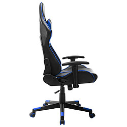 Acheter vidaXL Chaise de jeu Noir et bleu Cuir artificiel