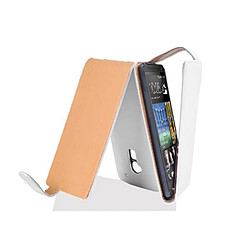 Cadorabo Coque HTC ONE MAX T6 Etui en Blanc