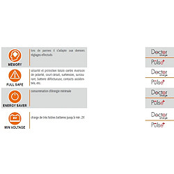 Telwin - Chargeur démarreur mainteneur batterie multifonction 6-12-24V - Doctor Charge 50 pas cher