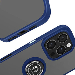 Acheter Avizar Coque pour iPhone 16 Pro Max Bague Métallique Support Vidéo Bleu Nuit