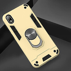 Universal 1pc Hard Phone Case Phone Protective Shell PC TPU Téléphone Couvre de téléphone 360 Rotation Ring Halder Téléphone Case Car Montage Shell Téléphone Compatible pour Huawei Y5 20