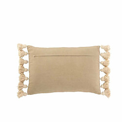 Paris Prix Coussin Déco à Pompons Lexie 35x50cm Taupe