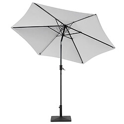 Beliani Parasol de jardin gris clair d 270 cm VARESE pas cher