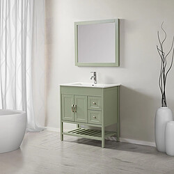 Avis Wilsa Ensemble de salle de bain vert 78,3 cm