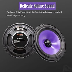 Universal PUZU 2PCS 6,5 pouces 90W Frequency Frequency Car haut-parleur audio lourd