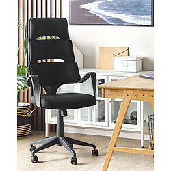 Beliani Chaise de bureau Noir GRANDIOSE