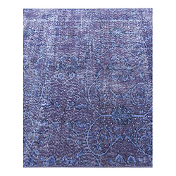 Vidal Tapis de laine 224x124 Violet Ultra Vintage pas cher