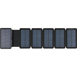 Sandberg Solar 6-Panel Powerbank 20000mAh, chargeur solaire, noir