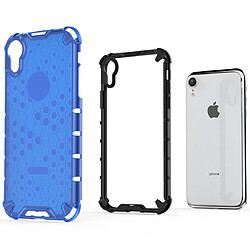 Avis Wewoo Coque Rigide antichoc en nid d'abeille PC + TPU pour iPhone XR bleu