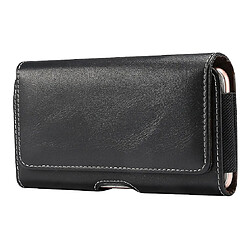 Universal Étui en cuir horizontal avec boucle de ceinture pour OPPO F3 plus CPH1613 (2017)