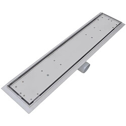 Acheter Helloshop26 Caniveau drain de douche linéaire 2 pcs 630 x 140 mm acier inoxydable 02_0003027