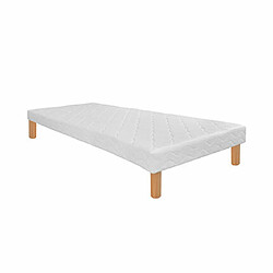 Avis Mes Ensemble matelas ressorts et visco avec sommier à ressorts 90x190 cm