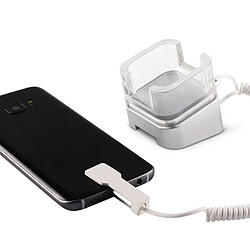 Acheter Wewoo Support Holder pour le d'affichage de téléphones d'androïde au câble enroulé escamotable de sécurité anti-vol de micro USB 2.0