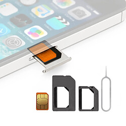 Adaptateur carte SIM Convertisseur Nano SIM Micro SIM Pic d'extraction Colorfone