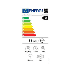 Acheter Lave-linge hublot CONTINENTAL EDISON CELL10140W2 - 10 kg - Largeur 60 cm - Classe A -1400 trs/min - moteur induction - Blanc