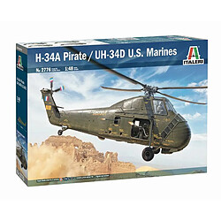 Italeri Maquette Hélicoptère H-34a Pirate / Uh-34d U.s. Marines