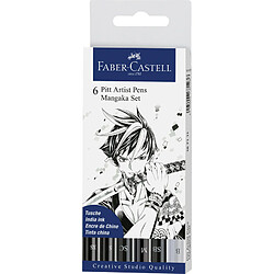 FABER-CASTELL Feutre encre de Chine PITT artist pen étui 6 ()