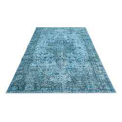 Vidal Tapis de laine 272x160 turquoise Ultra Vintage pas cher