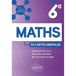 Maths 6e en cartes mentales