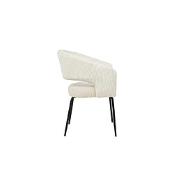 Acheter Lisa Design Miranda - lot de 2 chaises - beige - en velours côtelé