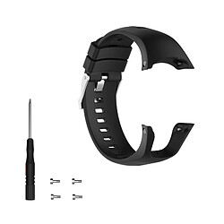 INF Bracelet de montre pour Suunto Spartan Trainer Wrist HR en silicone Black