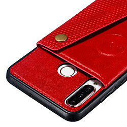 Acheter Wewoo Coque Fashion Etui de protection en cuir pour Huawei P30 Lite rouge