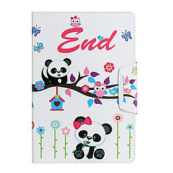 Etui en PU avec support, anti-chute, fermeture magnétique Panda pour votre Apple iPad mini (2021)