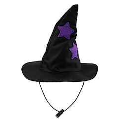 Magic Funny Halloween Pet Cat Petit Chapeau de chien avec Star Costume Pet Supplies Noir