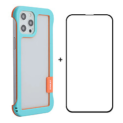 Coque en TPU ENKAY mince, avec dissipation de la chaleur bleu pour iPhone 12 Pro Max 6.7 pouces