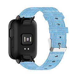 Bracelet en nylon sangle réglable, bleu pour votre Xiaomi Redmi Watch/Mi Watch Lite