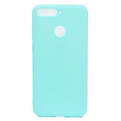 Wewoo Coque Souple Pour Huawei Honor 7A TPU Candy Color Vert