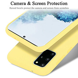 Cadorabo Coque Samsung Galaxy S20 PLUS Etui en Jaune pas cher