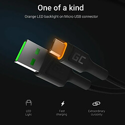 Acheter GC Ray LED - 2m Micro USB Nylon Câble Chargeur Cable High Speed Data&Sync avec Charge Rapide Quick Charge 3.0 pour Samsung, Xiaomi, Huawei, Nexus, LG, Motorola, Android Smartphones et plus