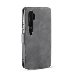 Avis Dg.Ming Etui en PU + TPU style rétro avec support gris pour votre Xiaomi Mi Note 10/Note 10 Pro