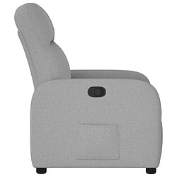 Avis vidaXL Fauteuil inclinable gris nuage tissu