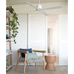 Boutica-Design Ventilateur Climate 132cm Blanc