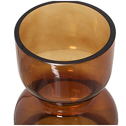 Vase Alexandra House Living Ambre Verre 9 x 20 cm